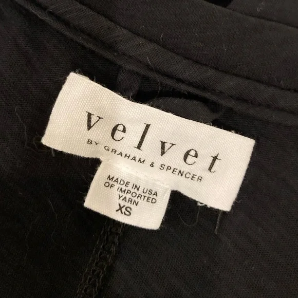 Velvet by Graham & Spencer Black Sleeveless Dress-size XS - Picture 3 of 5